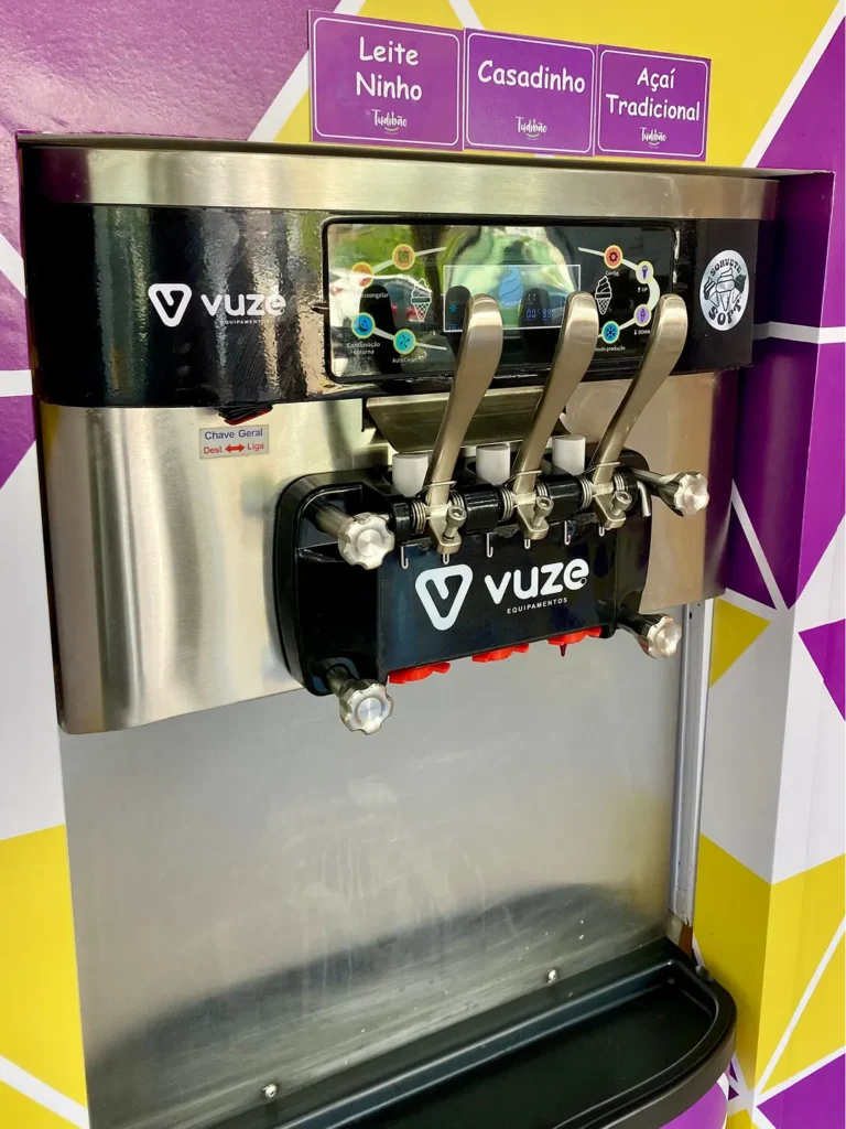 MÁQUINA SORVETE BANCADA - VUZE - CAPTAÇÃO TUDIBÃO - DIAGONAL